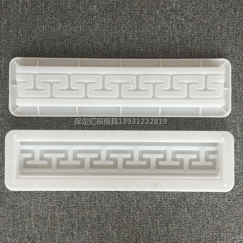 Cement Antique Brick Square Mould Garden Path Making Brick Mold 3D Carving Anti-Slip Concrete Plastic Paving Molds 45x8x2.5cm concrete molds garden path molds