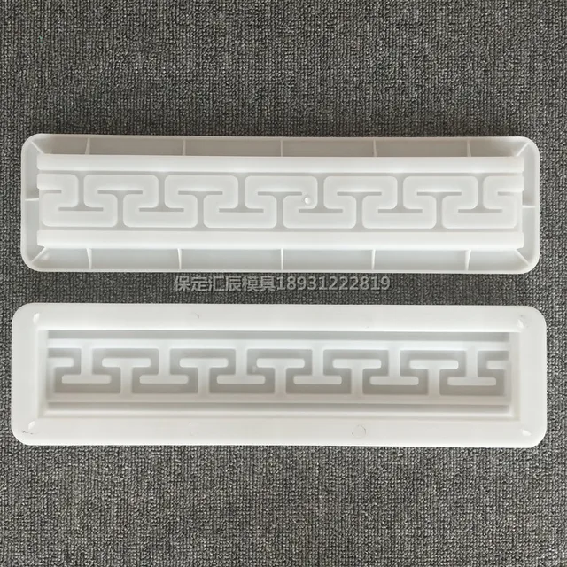 Cement Antik Tégla Négyzet Alakú Penészkert Út, Penész 3D-S Faragás Csúszásgátló Beton Műanyag Burkoló Formák 45X8X2.5Cm - Image 2