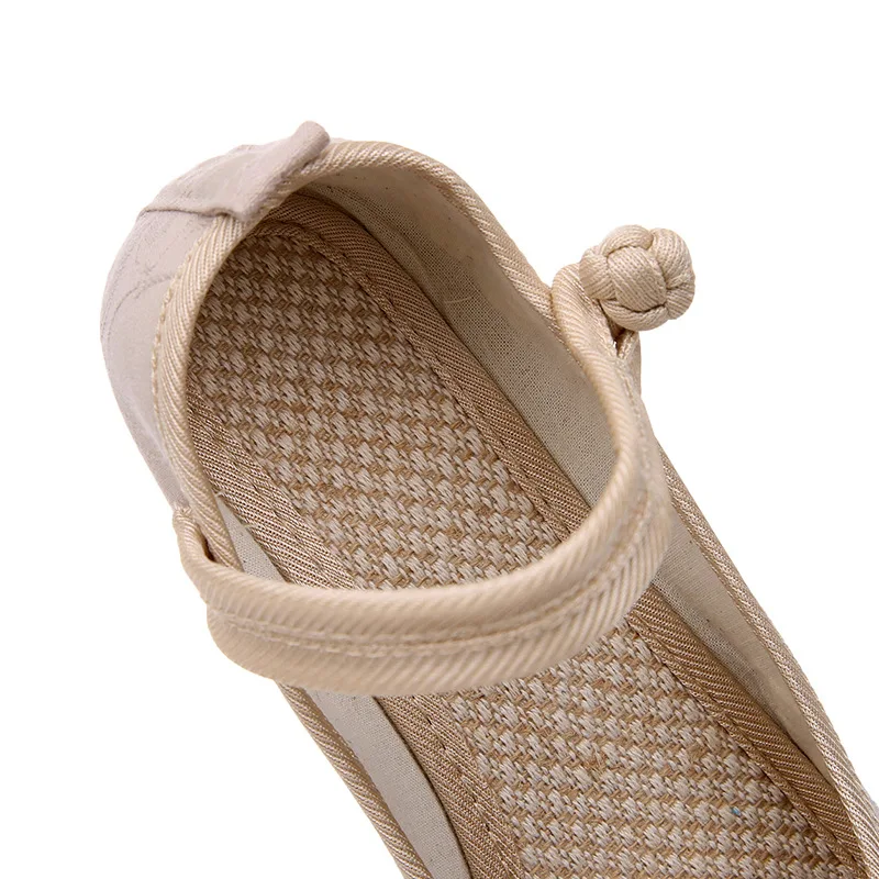 Scarpe mary-jane Jacquard floreale con zeppa da 7cm - Veowalk 46 Scarpe mary-jane Jacquard floreale con zeppa da 7cm - Veowalk - immagine 6