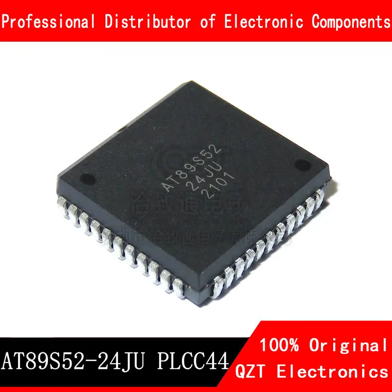 10pcs/lot AT89S52-24JU AT89S52-24JI PLCC-44 PLCC44 8-bit microcontroller chip new original In Stock at28c64b 15ju at28c64b 15 at28c64b at28c64 at28c at28 at ic chip plcc 32