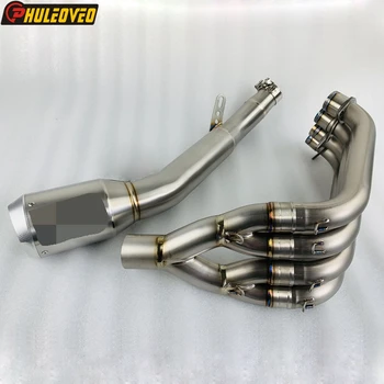 Handmade Top QualityTitanium Alloy Motorcycle Exhaust Full System for CBR650R CBR650F CB650F CB650R 15-23 Exhaust Muffler Header