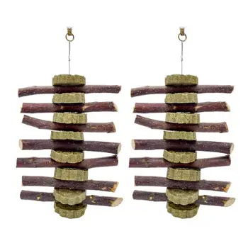

2Pcs Pet Toy Practical Parrot Playing Toy Parrot Pendant Toys for Pet