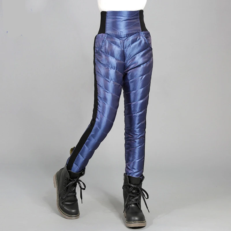 

Children Trousers for Girls Boys Long pants Winter Thicken Warm Down Kids Autumn Clothing Waterproof Snow Pants