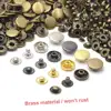 Kalaso  #655 #633 #831 30sets High Quality Brass Material Press Studs Sewing Snap Buttons Fasteners Leather Craft Clothes Bags 1