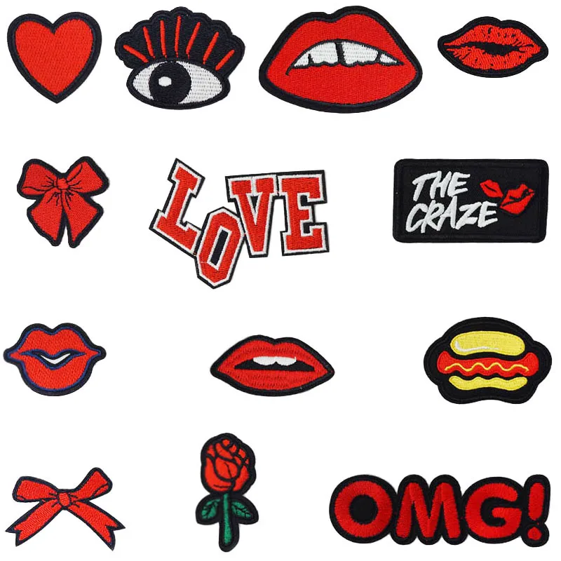 01-1 Kiss Lips Girl Lady Red