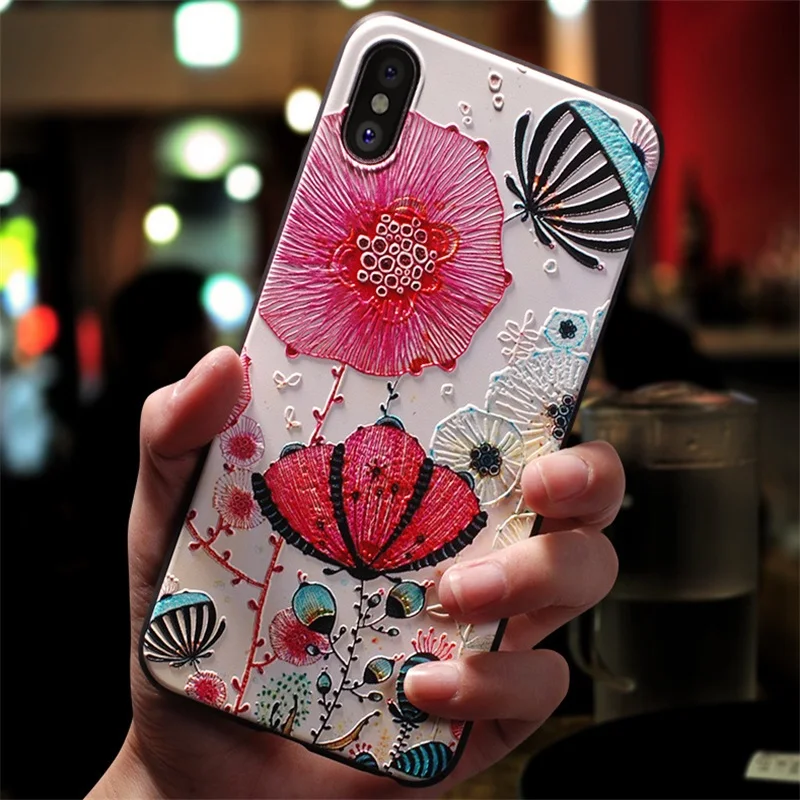 LISCN чехол для телефона iPhone 5 5S SE 6 6s 6plus 6s Plus 7 8 7Plus 8Plus X XS XR Xs Max 11 11 Pro 11 Pro Max противоударный милый чехол - Цвет: Magical Flower