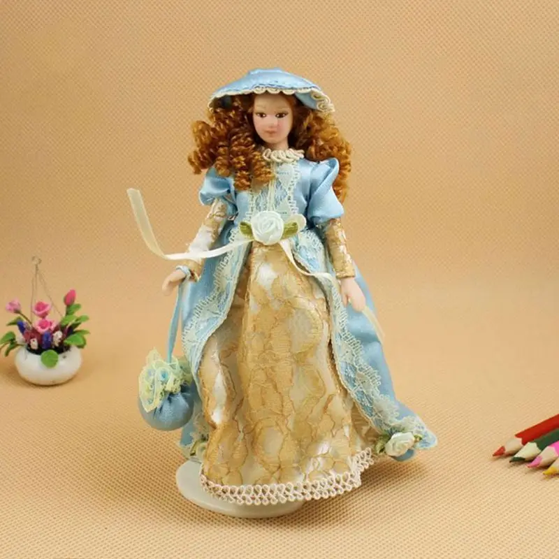1:12 миниатюрные женские мини куклы кукольный домик украшения Аксессуары