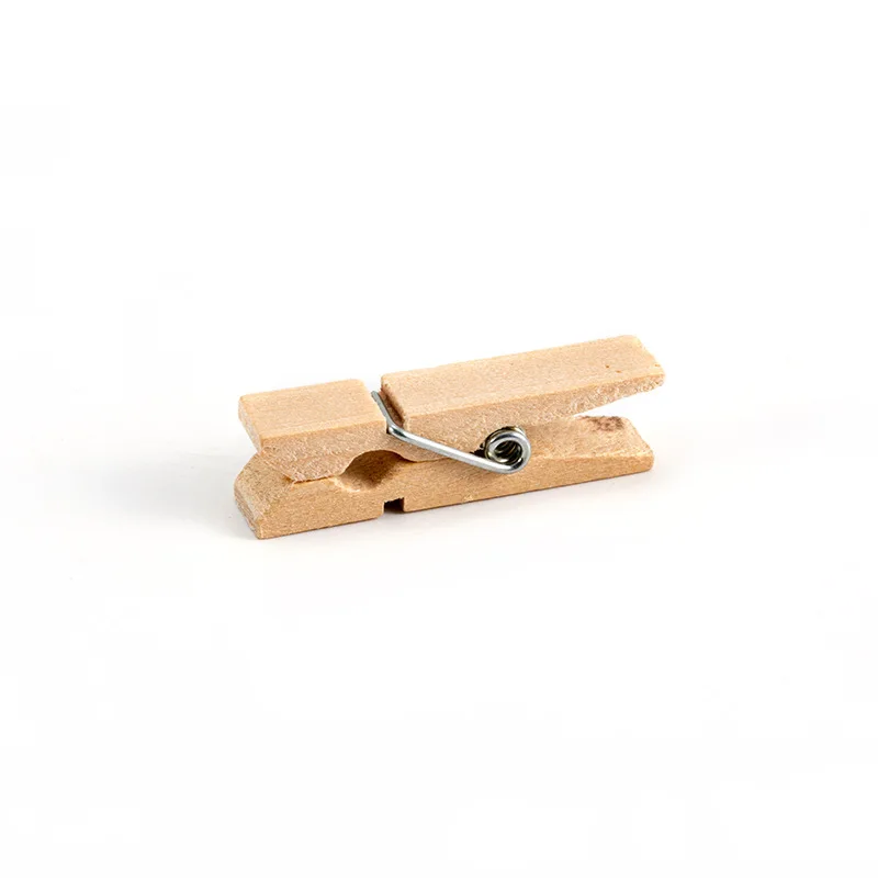 50/100/200PCS 2.5CM Mini Natural Wooden Clothes Photo Paper Clothespin Craft  Clips Portable Wood Clamp - AliExpress