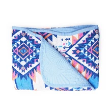 Образец, высокое качество, детское одеяло s, стеганое, голубое, Ацтекское, детское одеяло и розовая Пеленка, флис, Детская накидка DOM109GB003