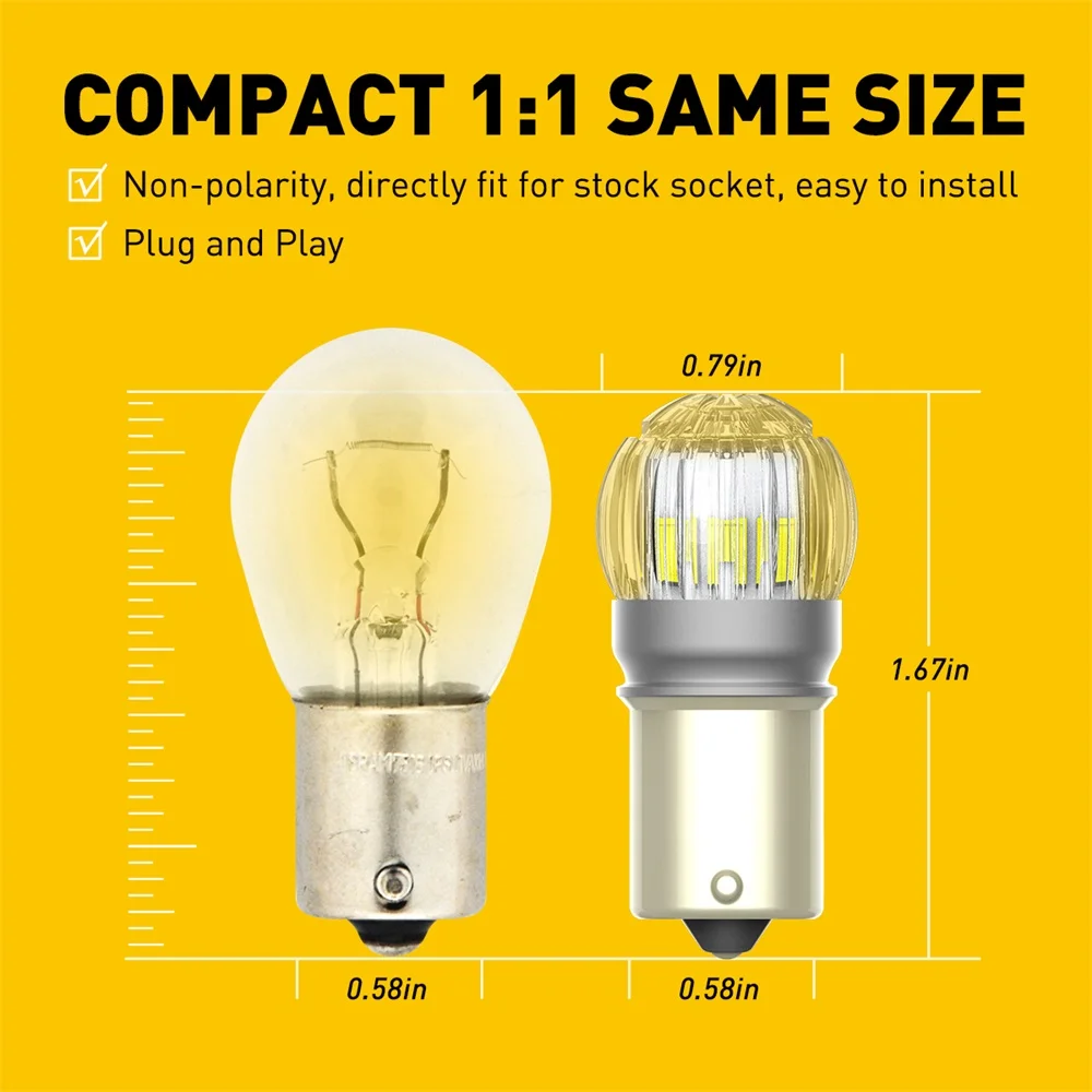 1156 7506 LED  ڵ ,  õ,  극ũ Ʈ, R5W, 3030 LED, 12V, P21W, BA15S, 2 