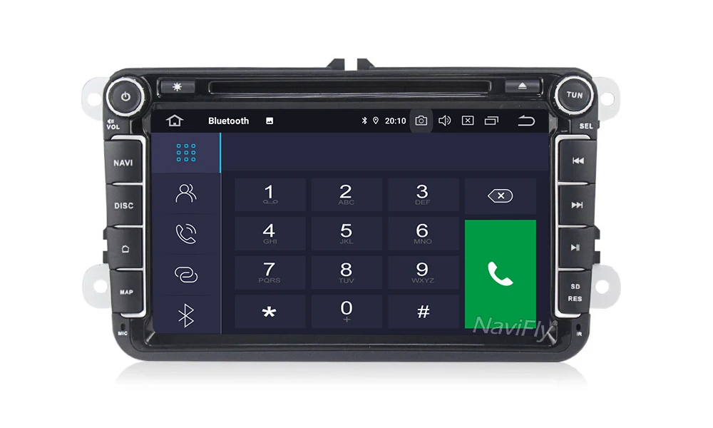 Best NaviFly IPS Screen DSP Android 9.0 Car Multimedia GPS Navigation For Skoda Seat Volkswagen VW Passat b7 POLO GOLF 5 6 Wifi Radio 19