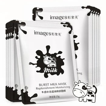 

10Pcs IMAGES Whitening Milk Mask Essence Facial mask Skin Care Korean Anti Aging Sheet Masks for face Moisturizing skin care