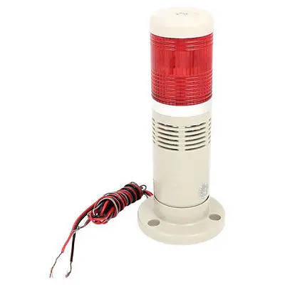 

DC 12V Red LED Flashing Industry Signal Tower Alarm Light Lamp