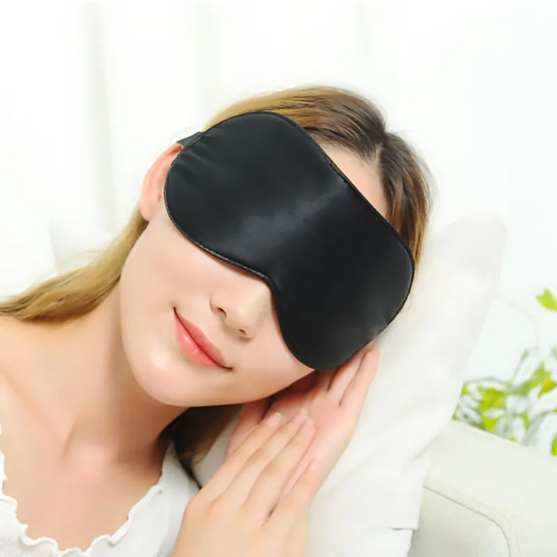 

New Style Korean-style Imitated Silk Fabric Eye Patch Breathable Blackout Sleeping Eye Patch