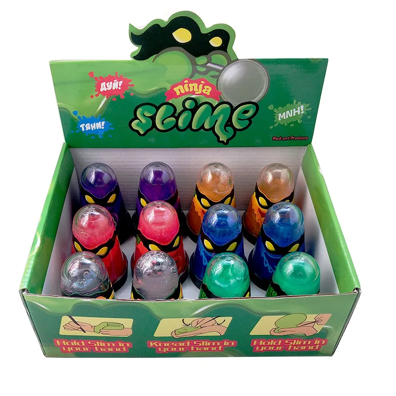 

New Style Ninja Slime Set 6-Color Crystal Colored Clay Children DIY Educational Scientific And Educational Toy Ninja Slime