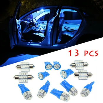 

13× Car Interior LED Light Bulb For Dome License Plate Lamp 12V Kit Accessories Durable Replacement Tail Light