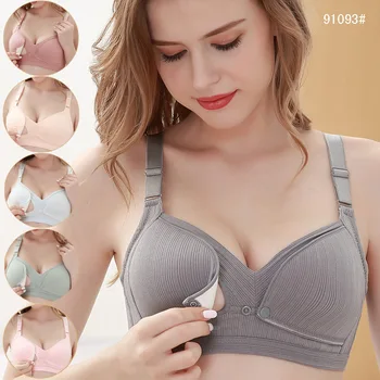 

Pregnancy Clothes Breastfeeding Bra For Pregnant Women Bbaby Feeding Wire Free Underwear