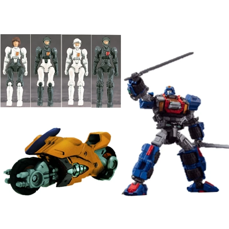 Transformation Diaclone MSI Daya Clone DA40 Mech Warrior DA41 Motorcycle Team Four Group PVC Action Figure Model Doll Toy | Игрушки и