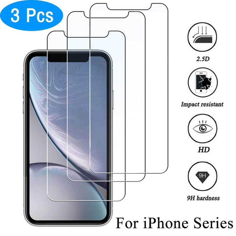 Защитное стекло закаленное с полным покрытием для iPhone 7 8 6 6s Plus SE 2020 11 Pro X XS Max XR |
