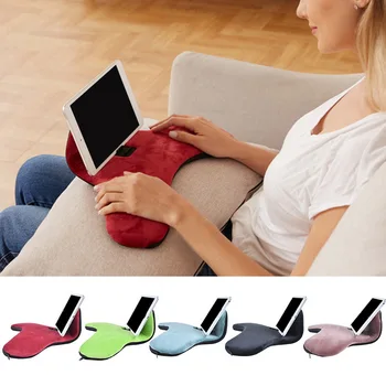 

Multi-Angle Soft Pillow Stand Phone Tablet Storage Rack Woolen cloth Holder for iPads Tablets eReaders Smartphones Pillow Stand