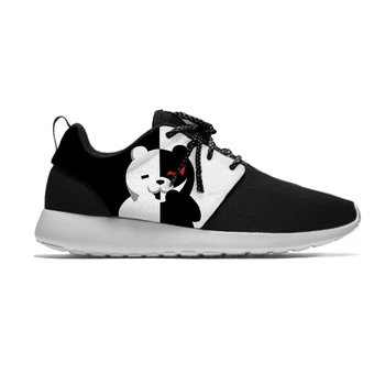 

Danganronpa monokuma Hot Fashion Cool Creative Fun Kids Sport Running Shoes Casual Breathable Print Sneakers Boys Children Girl