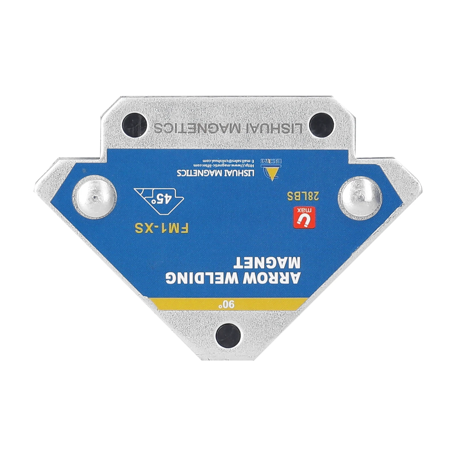 FM1-XS Magnetic Welding Fixer Holders 45&deg; 90&deg; 135&deg; Multi-angle Magnet Weld Fixer Positioner Ferrite Auxiliary Locator Tools 4pcs
