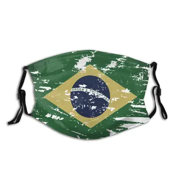 

Brazil Adult Reusable Face Mask with Filters Anti Haze Dust Mask Protection Cover Respirator Mouth Muffle