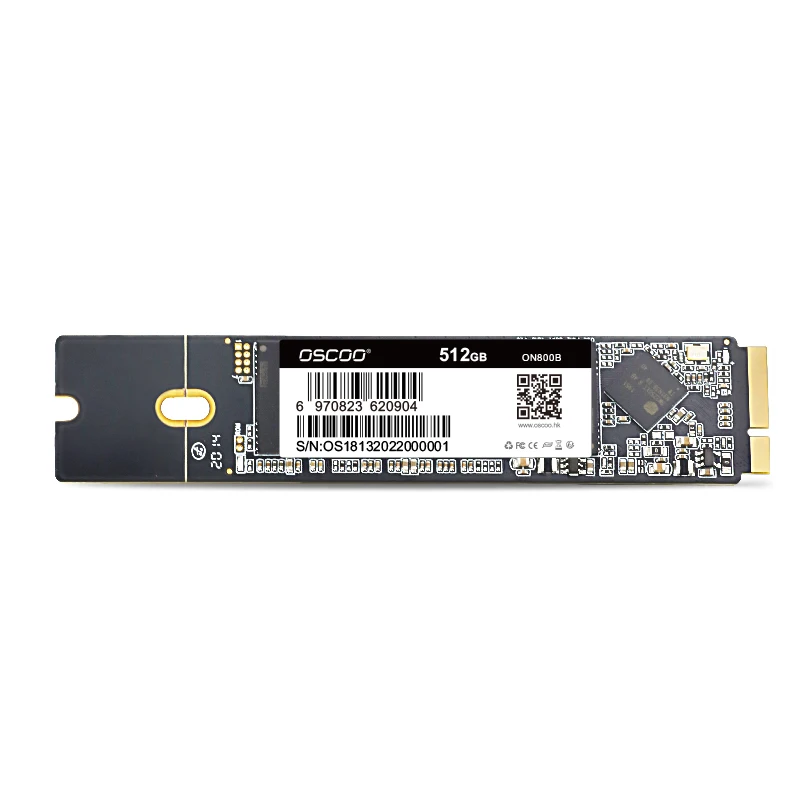 

OSCOO 512GB SATA SSD For 2012 MacBook Air Pro A165 A166 Internal Solid State Drive Hard Disk