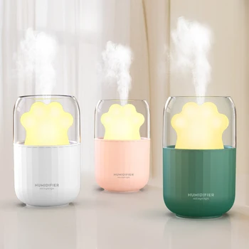 

ELOOLE Cat's Paw USB Mini Air Humidifier Portable Cute Diffuser Aroma Essential Oil Diffuser Mist Spray For Home Car