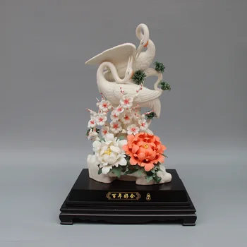 

hundred years good home Modeling high-end accessories Home decoration luxury Ceramic sculpture art creative home Carvings of