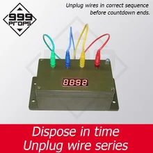 999 реквизит бомба реквизит отсоединить провод в определенном времени escape комната игры Реквизит