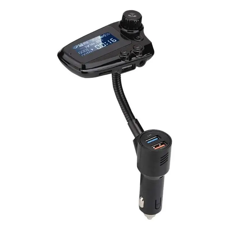 T91 Bluetooth 5,0 fm-передатчик легкость и портативность не занимает места автомобильное USB зарядное устройство MP3-плеер с экраном 1,8 дюйма