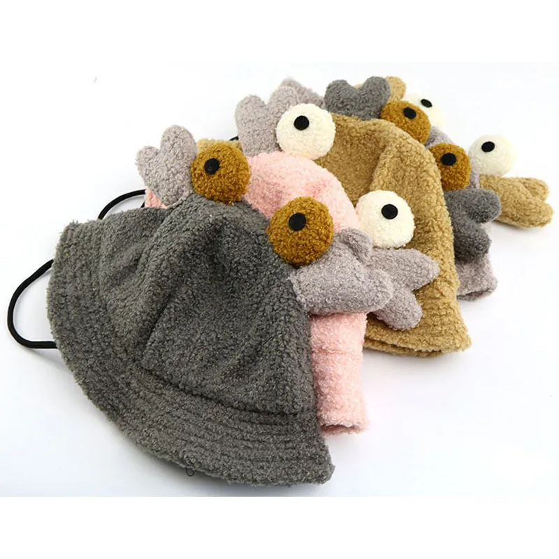 Cartoon Bucket Hat Fisherman Hat outdoor travel hat Sun Cap Hats for children boys and girls 13