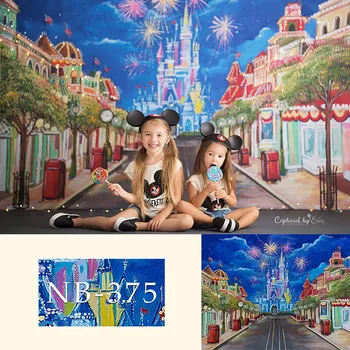 

Vinyl castle Photography Backdrops Newborn children Photographic Background Baby Shower Decorations Photocall Photo Studio