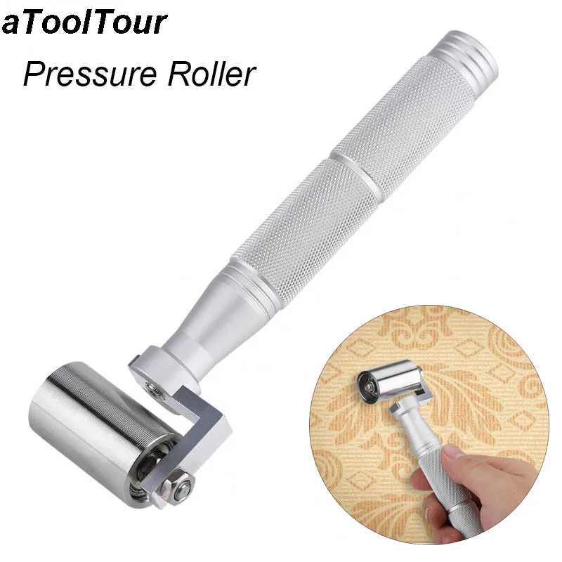 Rodillo De Presión Plano Niceminiwall - Acero Inoxidable Con Rodamiento Bimetálico, Para PVC Y Telas, Longitud 34mm O 40mm