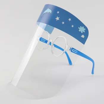 

Cute Fun Cartoon Anti-droplets Full Face Mask Dust-proof Face Shield Transparent Face Eyes Protector Safety Mask/goggles For Kid
