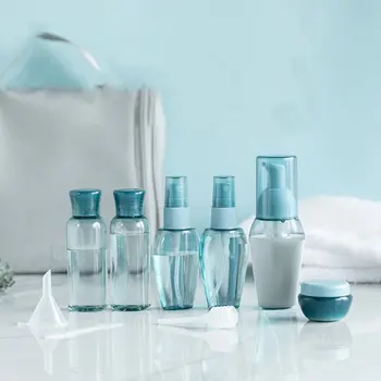 

6pcs Set Travel Empty Cosmetic Bottle Set Portable Refillable Makeup Bottle Tools Portable Refillable Makeup Bottle