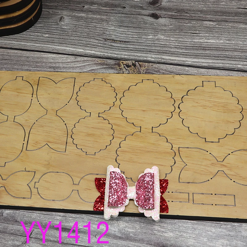 

Bow Cutting Dies Diy Craft Leather Mold Scrapbooking Suitable For Common Big Shot And Sizzix MachinesYY1412A variety of sizes