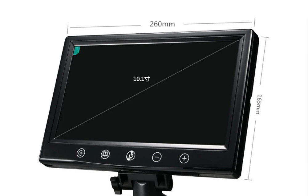 10.1 inch Car Display AV Car Monitor Portable Display support PAL / NTSC Video Input 16:9 TV
