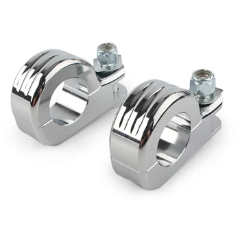 

Motorcycle Highway Foot Peg Mounting For Harley Touring Road King 32mm Engine Bars Chrome CNC Aluminum
