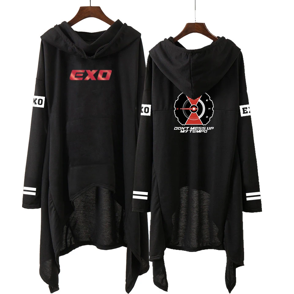 2020 горячая Распродажа корейское платье EXO для женщин DO LAY SE HUN KAI SING FOR YOU толстовки