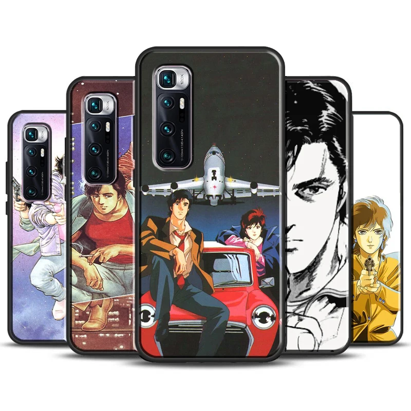 Чехол с изображением комиксов City Hunter Для Xiaomi Mi Note 10 Lite 9T 10T Pro 11 Ультра чехол для POCO