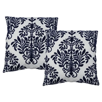 

2Pcs pillows Chinese classical pillow blue and white porcelain pattern living room sofa decoration auto Cushion Home Supplies