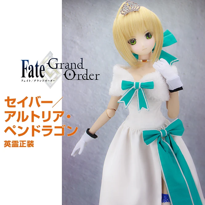 PF Clothing 6 SD DOD AOD BJD Doll Saber Cosplay Costume Suitable For 1 