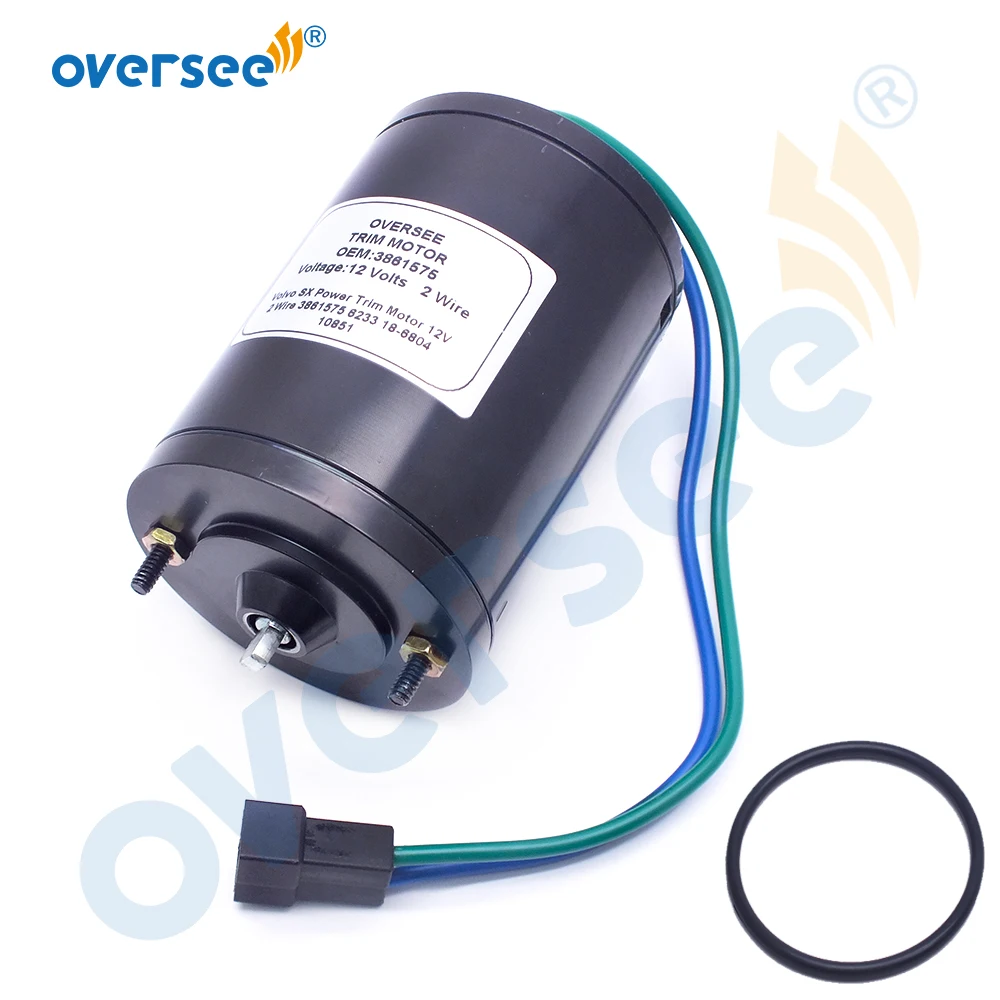 

Двигатель с наклоном 3861575 дюйма для Volvo SX Sterndrive, двигатель с силовой отделкой, 12 В, 2 провода, 3861575, 6233, 18-6804