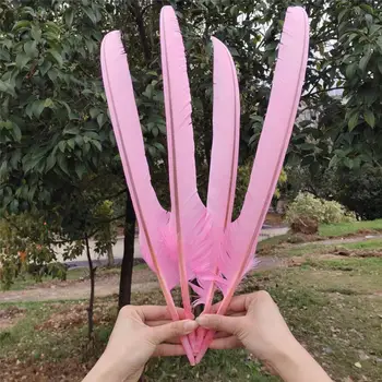 

Wholesale 10pcs Beautiful Pinik Pheasant Feathers 50-65cm/20-26inches Craft Making Party Headdress Hats Decoration