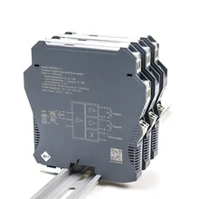 Горячая 24VDC источник питания 4-20mA выход аналоговый входной сигнал изолятор 1in 2 out цена