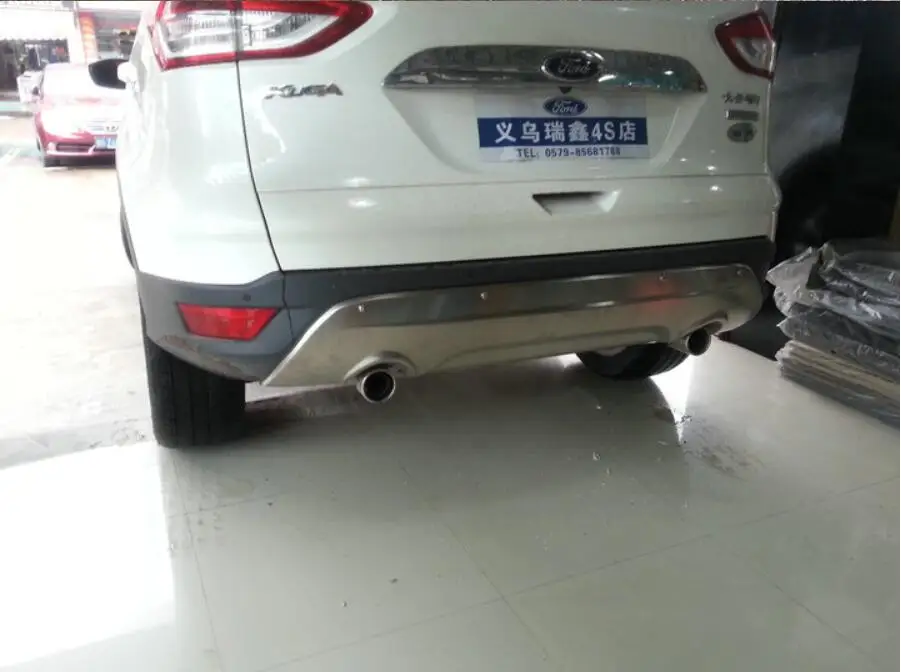 Защита для переднего и заднего бампера из нержавеющей стали противоскользящая