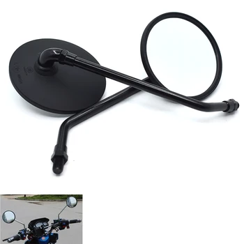 

Universal Motorcycle 10mm Round Mirror Motorcycle Rearview Mirror For Yamaha XS650 XS750 XT600ZE XTZ660 XV1000 XV535 XV750