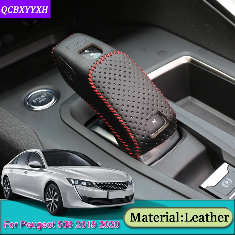 Кожаный чехол с автоматической коробкой передач аксессуары для Peugeot 508 2008 2019-2020 3008